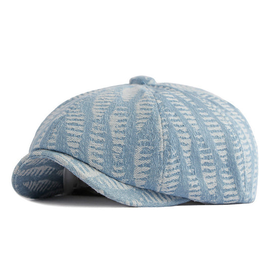 Boina Octagonal Denim Lavado Primavera Otoño - Image 17