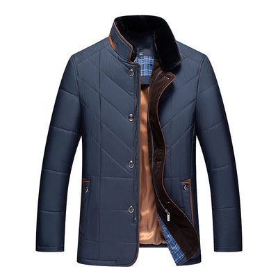 Abrigo Acolchado Térmico para Hombre Adulto - Chaqueta de Invierno con Algodón