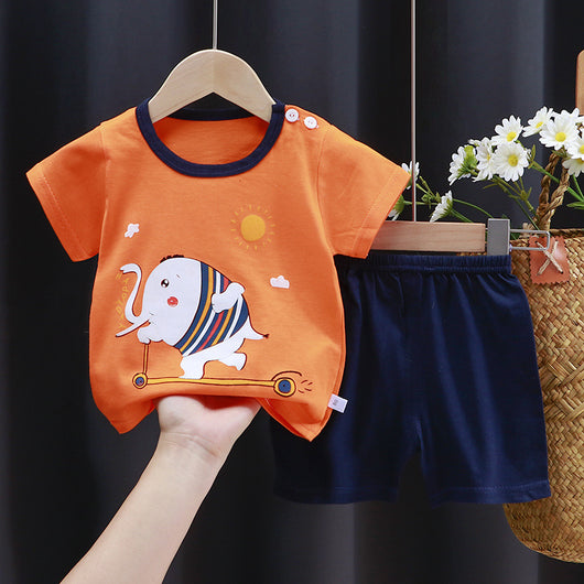 Camiseta de Algodón Manga Corta para Niños - Comodidad de Verano - Image 13