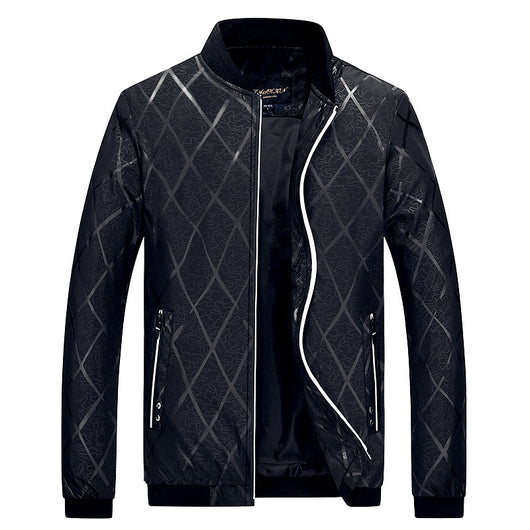 Chaqueta de Béisbol con Cuello Deportivo para Hombre - Colección Otoño - Image 11