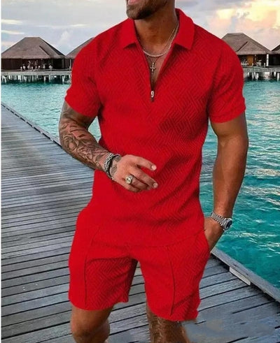 Polo 3D Suit Cuello Solapa Manga Corta Casual Elegante - Image 6