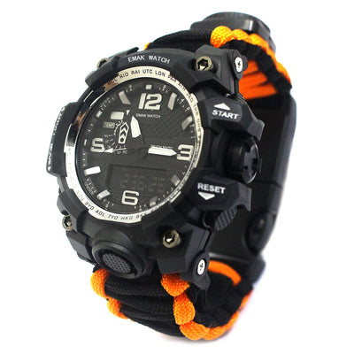Reloj de Supervivencia Táctico Impermeable con Cordón Paracaídas - Image 8