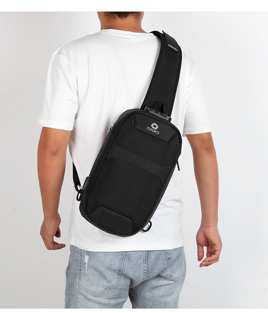 Bolsa Mensajera Deportiva Antirrobo con Compartimento de Pecho - Image 3
