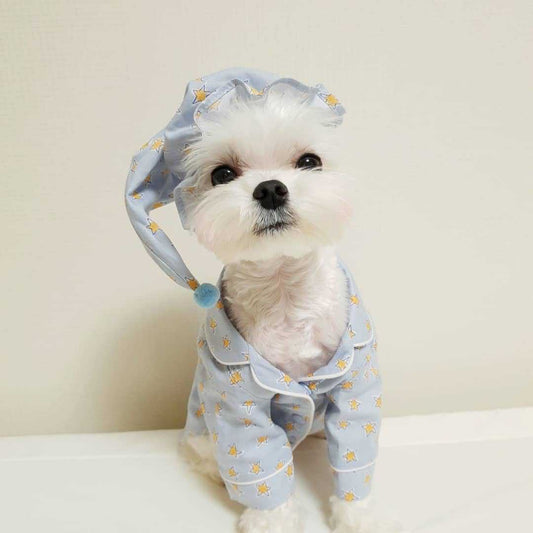 Pijama Estilo Blue Star para Perros - Ropa de Descanso Cómoda