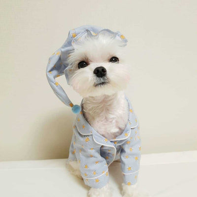 Pijama Estilo Blue Star para Perros - Ropa de Descanso Cómoda