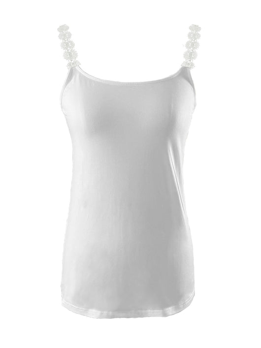 Chaleco Suelto de Encaje y Puntada Sólida para Primavera y Verano - Image 9