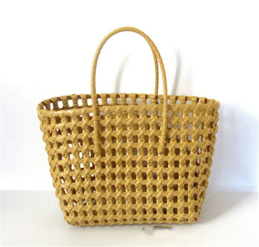 Bolsa Tejida Abierta de Fibra Natural - Cartera Basket Elegante - Image 25