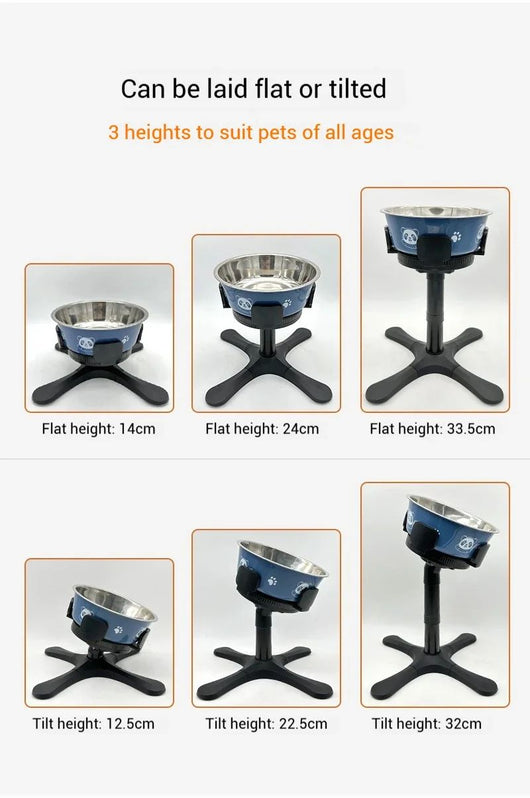 Comedero Elevado Ajustable para Perros Medianos y Grandes con Base Antideslizante - Image 11