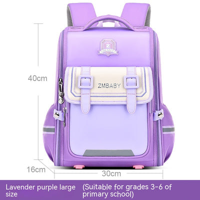 Mochila Escolar Infantil Ligera con Protección de Columna Abierta - Image 6