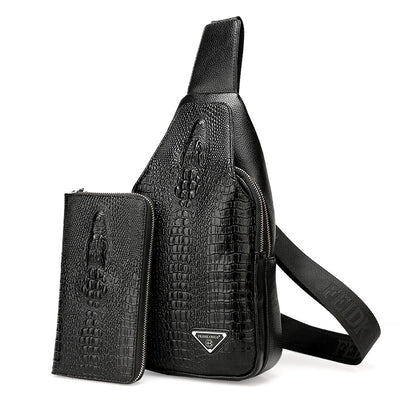 Bolsa de Pecho con Patrón para Hombre - Mochila Cruzada y Cintura - Image 11