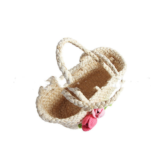 Bolsa de Playa Tulipanes Costeros con Asa de Paja - Image 10