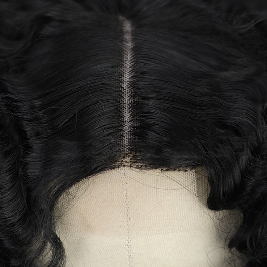 Peluca Afro Rizada Corta con Encaje Frontal - Image 2