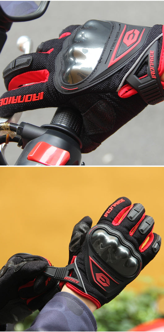 Guantes de Motocicleta Blindados con Pantalla Táctil y Protección Antigolpes - Image 15