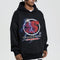 Sudadera Suelta Retro con Llamas Lightning Street para Hombre