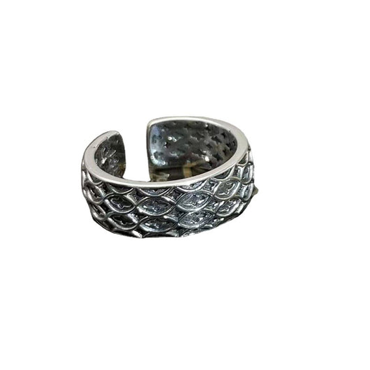 Anillo de Plata Esterlina 925 Artístico Tailandés con Grabado Personalizado Retro - Image 6