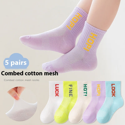 Calcetines de Malla Finos de Dibujos Animados para Niños - Image 8