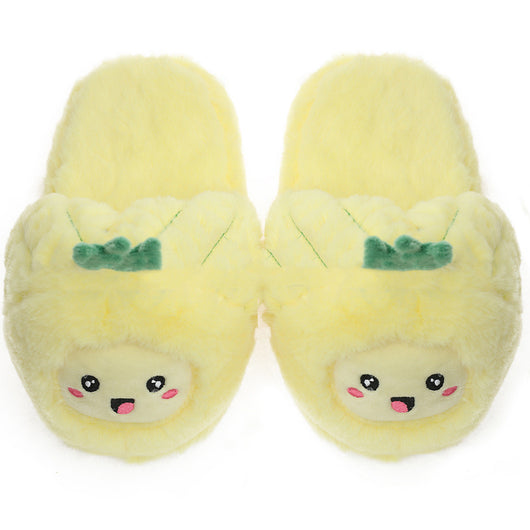 Pantuflas Cómodas con Diseño de Frutas Tropicales para Mujer - Image 12