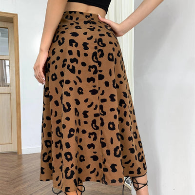 Falda Estampada Cintura Alta Slim - Image 7