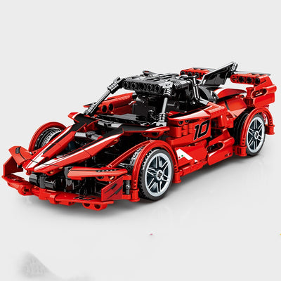 Auto Deportivo de Bloques de Construcción - Puzzle Armable para Niños - Image 2