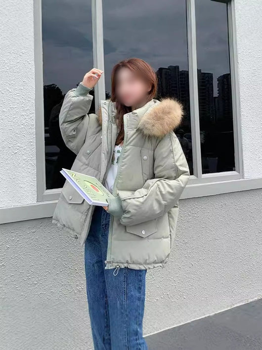 Abrigo Parka Holgado Reductor de Silueta para Mujer - Image 8