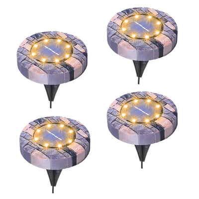 Luz Solar Subterránea de 8 LED - Image 2