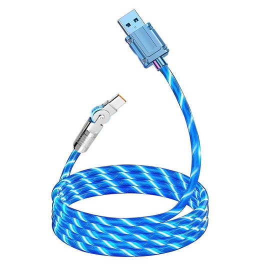 Cable de Carga Rápida con Luz Ambiental Colorida para Auto - Image 14