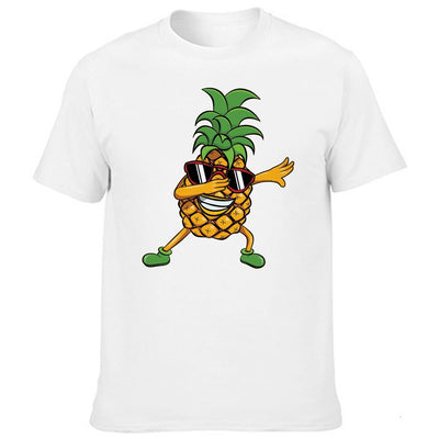 Camiseta Casual Piña Unisex de Cuello Redondo y Manga Corta - Image 7