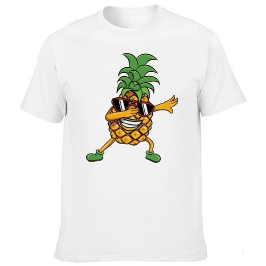 Camiseta Casual Piña Unisex de Cuello Redondo y Manga Corta - Image 7