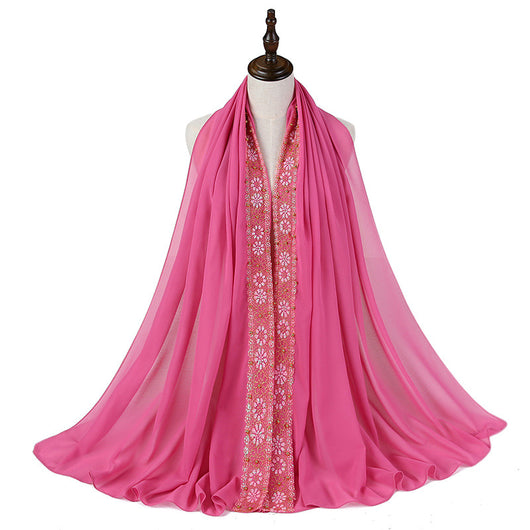 Pañuelo de Encaje con Perlas para Mujer - Elegancia y Estilo - Image 17