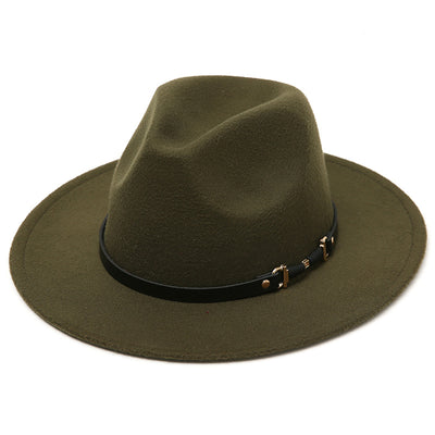 Sombrero Jazz de Ala Ancha en Lana - Estilo Versátil para Cualquier Ocasión - Image 4
