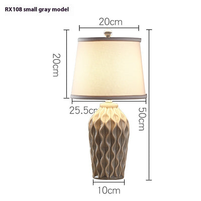 Lámpara de Mesa Estilo Europeo para Dormitorio - Luz Cálida y Elegante - Image 6