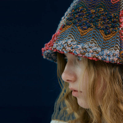 Gorro Tejido Jacquard en Lana para Mujer - Image 10