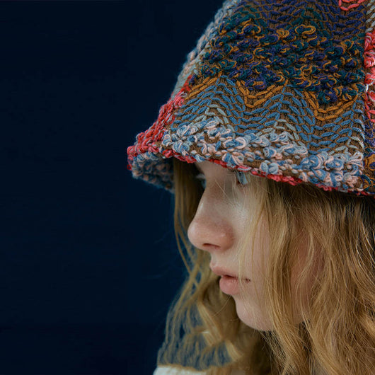 Gorro Tejido Jacquard en Lana para Mujer - Image 10