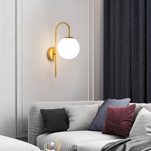 Lámpara de Pared Nórdica Minimalista para Sala de Estar