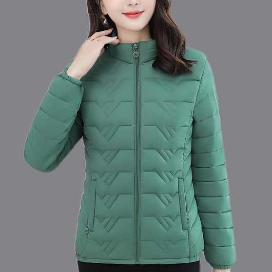 Chaqueta Acolchada Corta Estilo Coreano - Image 5