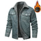 Jaqueta Jeans Masculina Forrada com Fleece - Estilo Premium