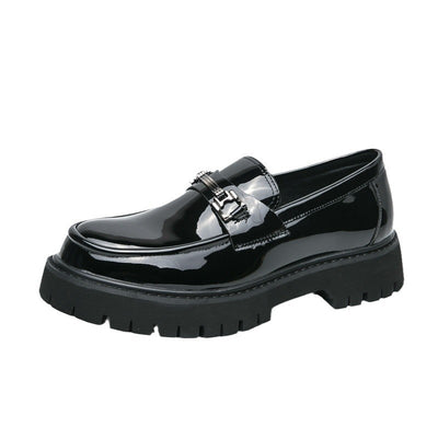 Zapatos Casuales de Cuero con Plataforma para Hombre - Image 4
