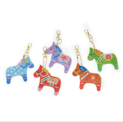Dije Pintura de Diamantes Caballo Caricatura - Decoración Especial - Image 3