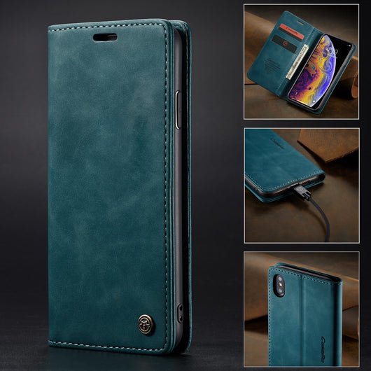 Funda Magnética de Cuero para Teléfono con Cartera Integrada - Image 8