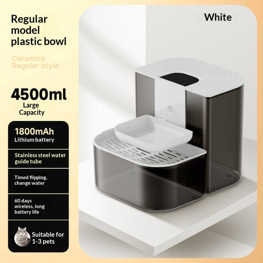 Fuente de Agua para Mascotas con Control Termostático y Flujo Automático Inclinado - Image 11
