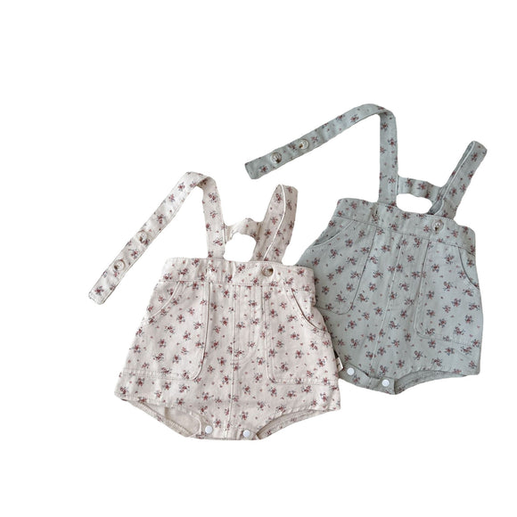Overol Infantil de Mezclilla Suave Lavada Estilo Otoño