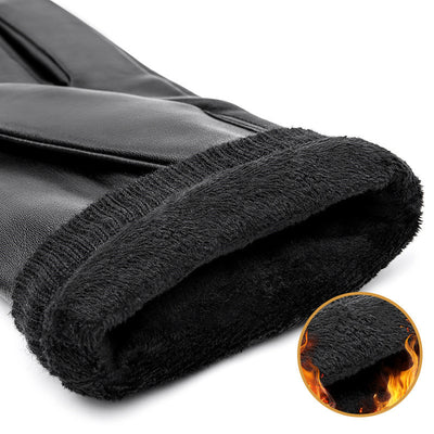 Guantes de Cuero de Borrego Acolchados para Hombre - Calidez Extrema - Image 7
