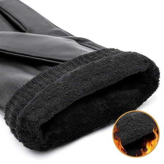 Guantes de Cuero de Borrego Acolchados para Hombre - Calidez Extrema - Image 7