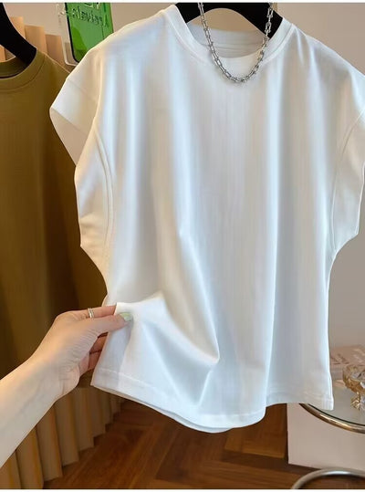 Blusa Suelta sin Mangas de Color Sólido - Comodidad y Estilo - Image 17