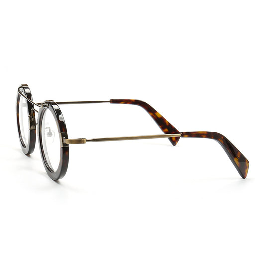 Lentes Vintage Redondos con Protección Azul - Marco Metálico Doble Rayo - Image 18