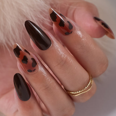 Uñas Postizas Francesas Mariposa Púrpura con Borde Negro - Stickers de Uñas Premium - Image 36