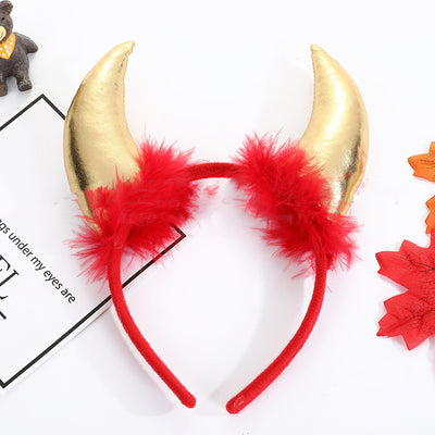 Diadema de Cuernos de Demonio para Decoración y Actuación de Halloween - Image 13