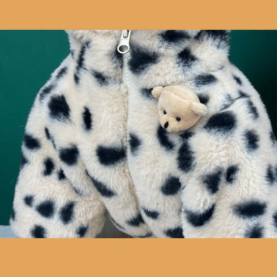 Abrigo Térmico para Perros con Diseño Pluché Punteado - Otoño e Invierno - Image 15