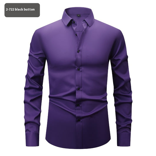 Camisa Elástica Cuatro Direcciones para Hombre - Manga Larga - Image 15