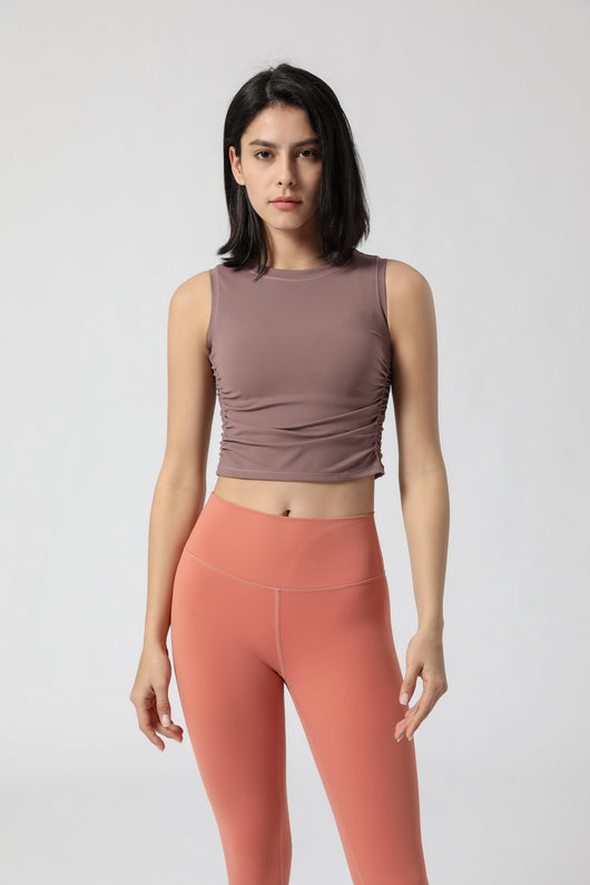 Top Deportivo Mujer con Pliegues Laterales - Image 23